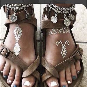 Size 9 / 40 Birkenstock Yara Brown Leather Sandal